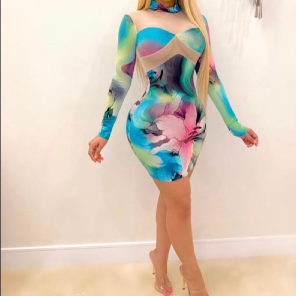 Aqua dress